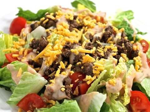 Image for Skinny Cheeseburger Salad