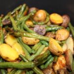 Air Fryer Potatoes and Green Beans