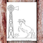 Horse Coloring Page