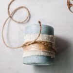 how to tie twine around candles