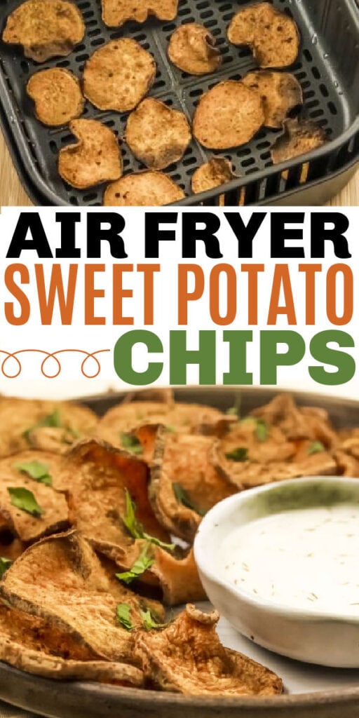 air fryer sweet potato chips