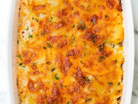 skinny scalloped potatoes