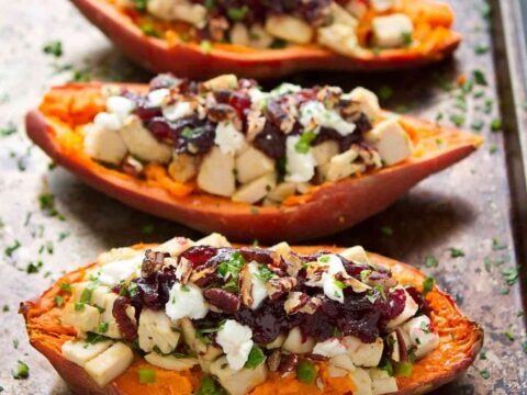 stuffed sweet potatoes