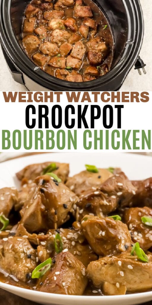 Weight Watchers Bourbon Chicken in the Crockpot