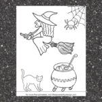 Witch Coloring Page