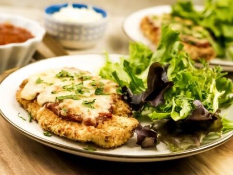 easy air fryer chicken Parmesan