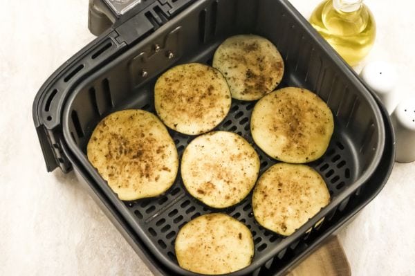 how to make air fryer eggplant chips