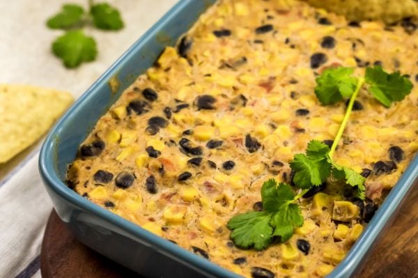 WW Baked Black Bean and Corn Dip - Life is Sweeter By Design