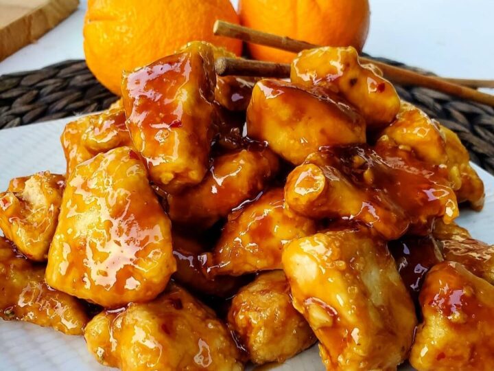 air fryer orange chicken