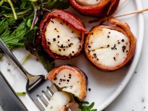 air fryer bacon wrapped scallops