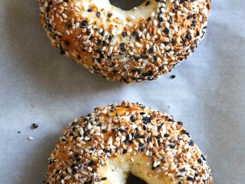 air fryer bagels