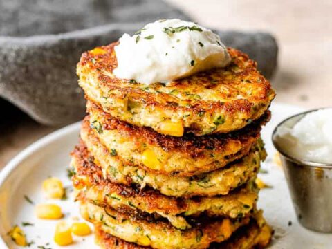air fryer zucchini cakes