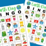 Printable Earth Day Bingo Cards for Class