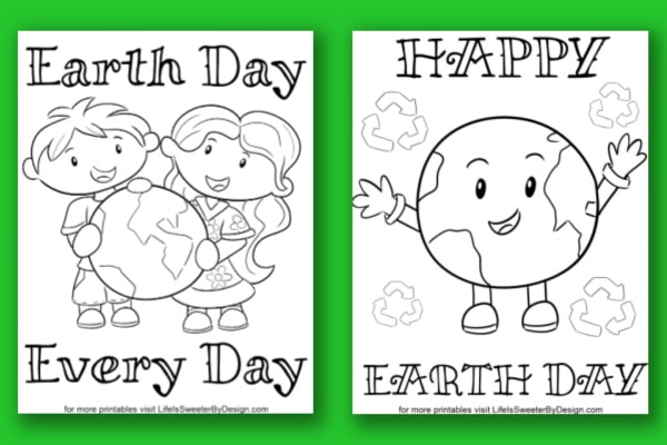 free printable earth day coloring pages