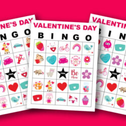 Valentine's Day Bingo Cards for classroom
