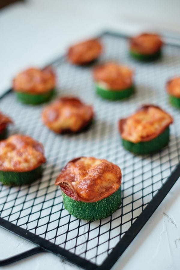 easy Weight Watchers Zucchini Pizza Appetizers