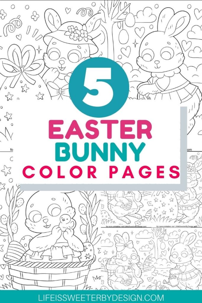 Easter Bunny Coloring Pages