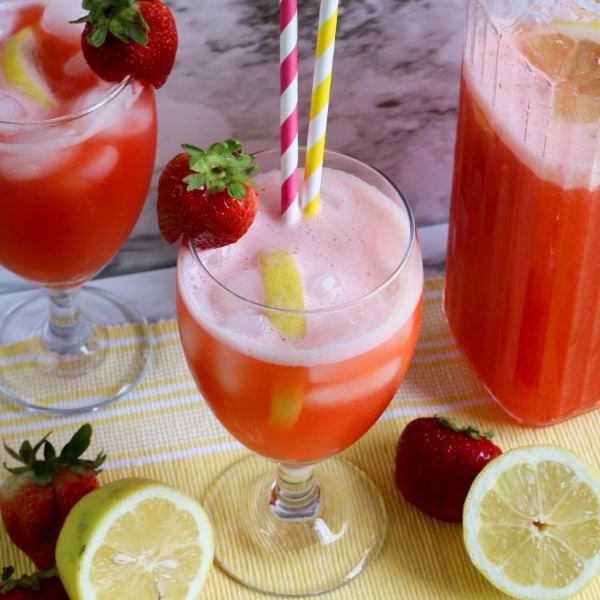 Sugar Free Strawberry Lemonade