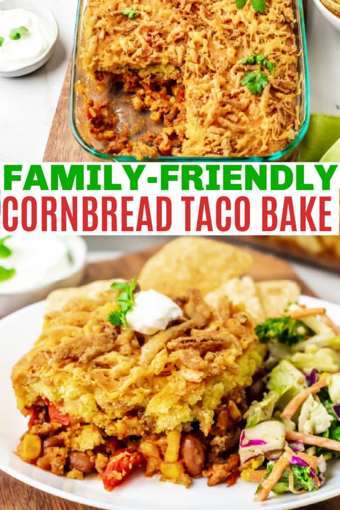 cornbread taco bake