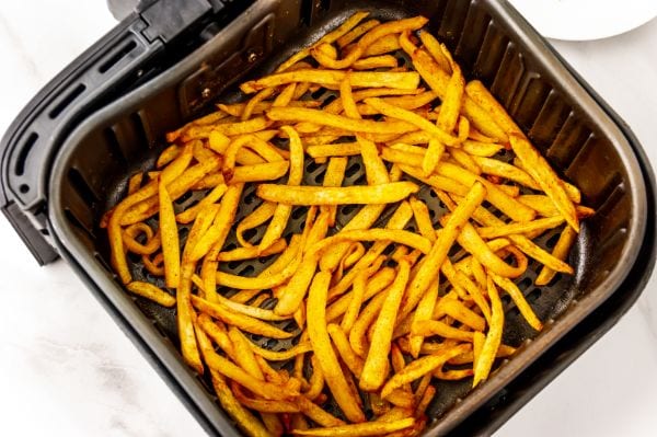 nacho fries in the air fryer basket