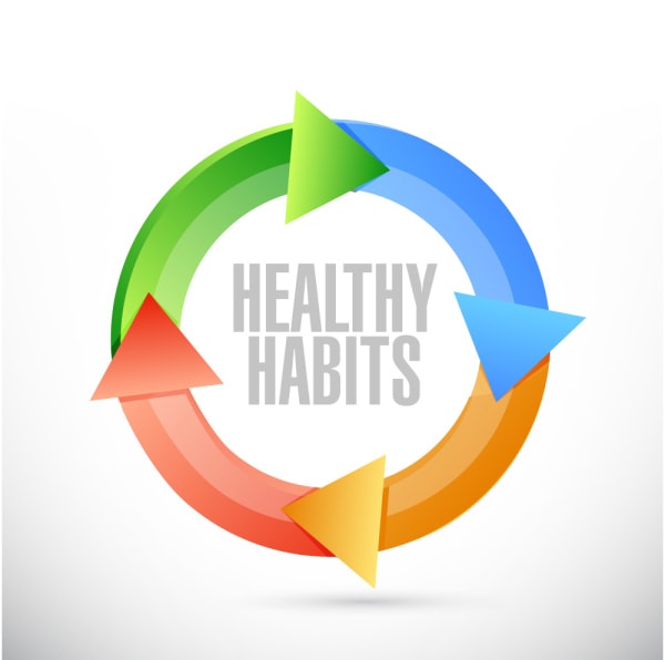 healthy habits circle cycle