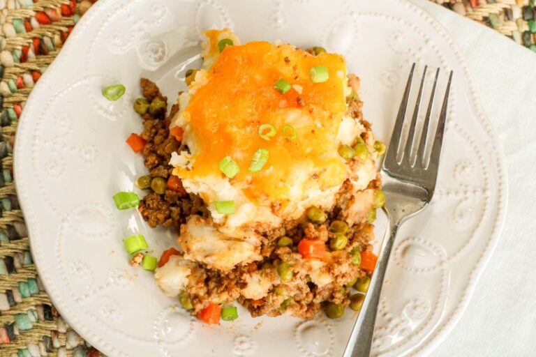 Shepherds pie on a plate