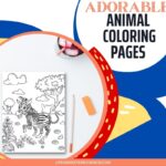Cute Animals Coloring Pages (free!)
