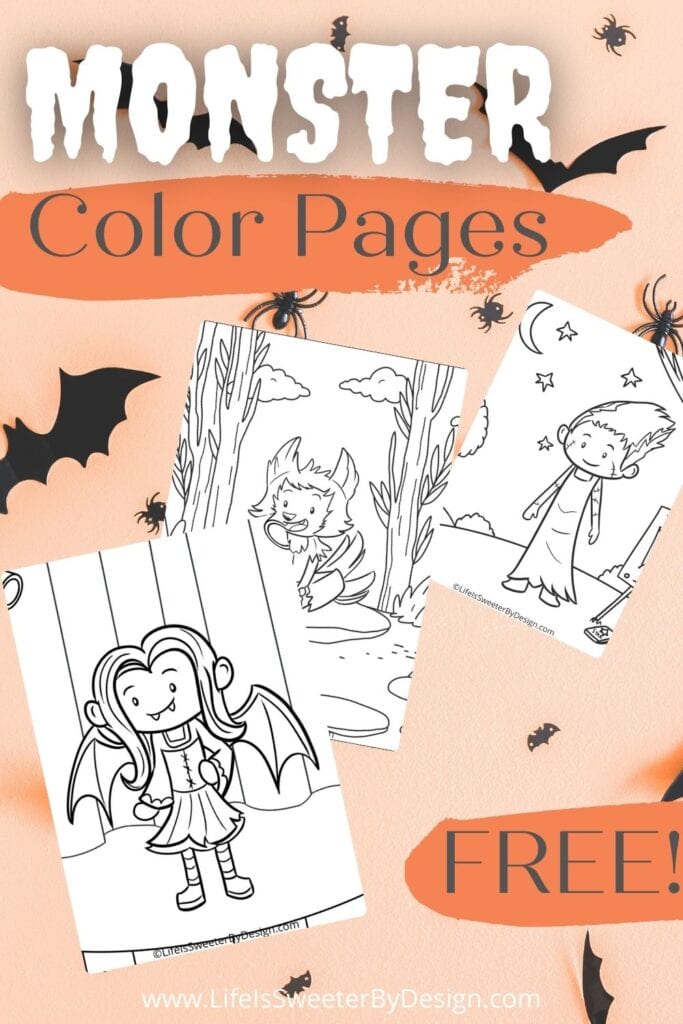 Free Printable Monsters Coloring Pages