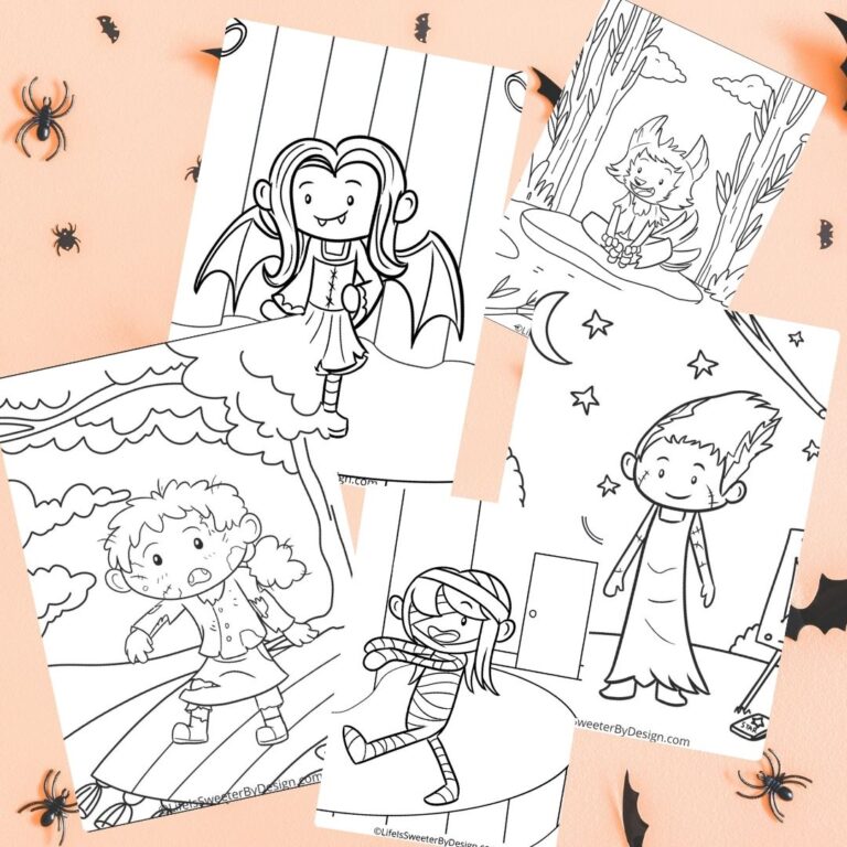 Free Printable Monsters Coloring Pages