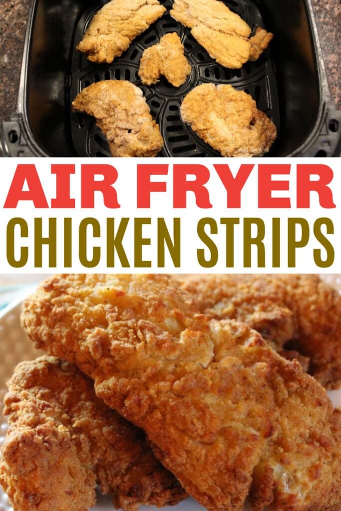 air fryer chicken strips pin