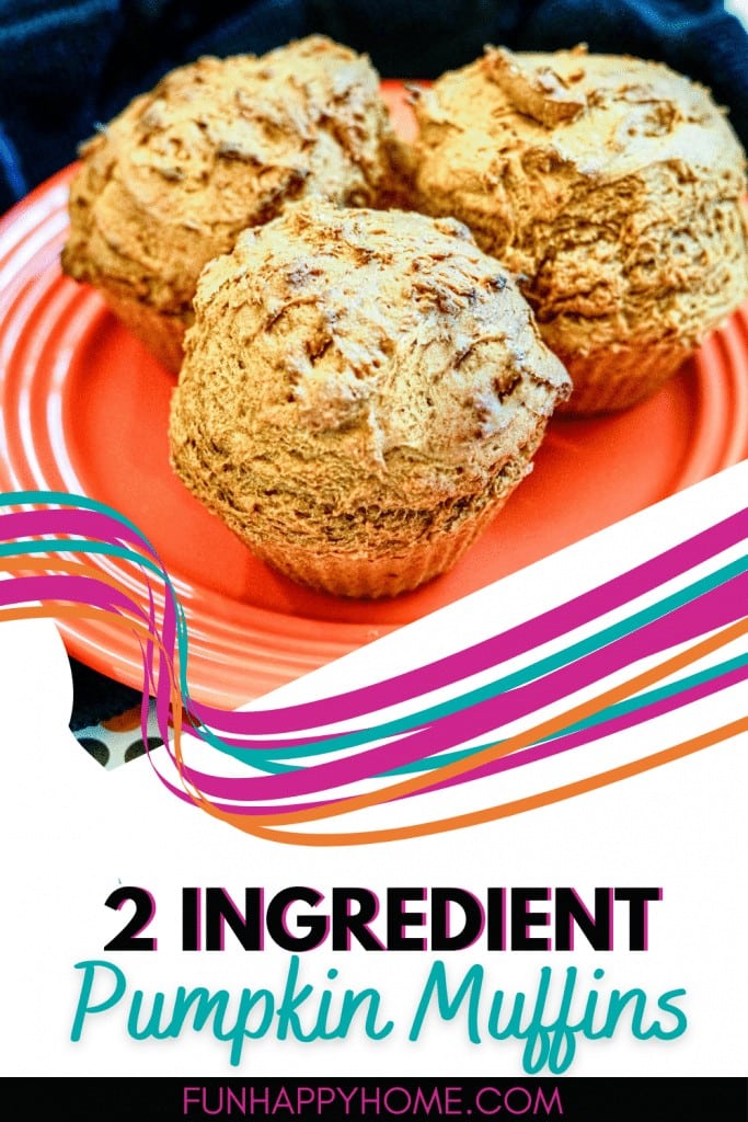 2 ingredient pumpkin muffin