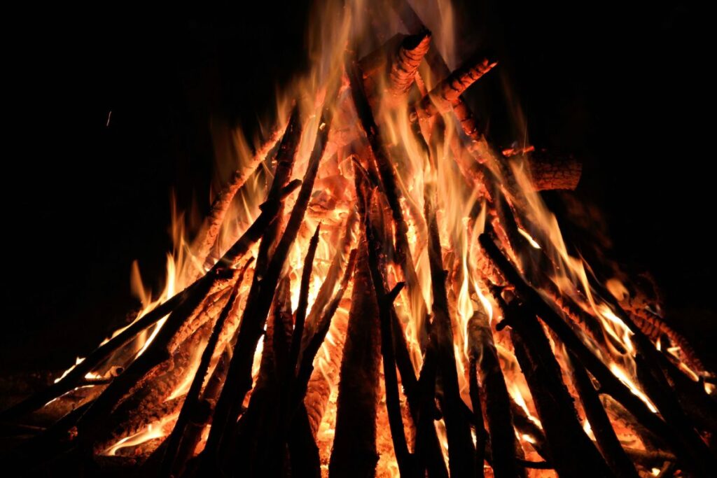 big bonfire