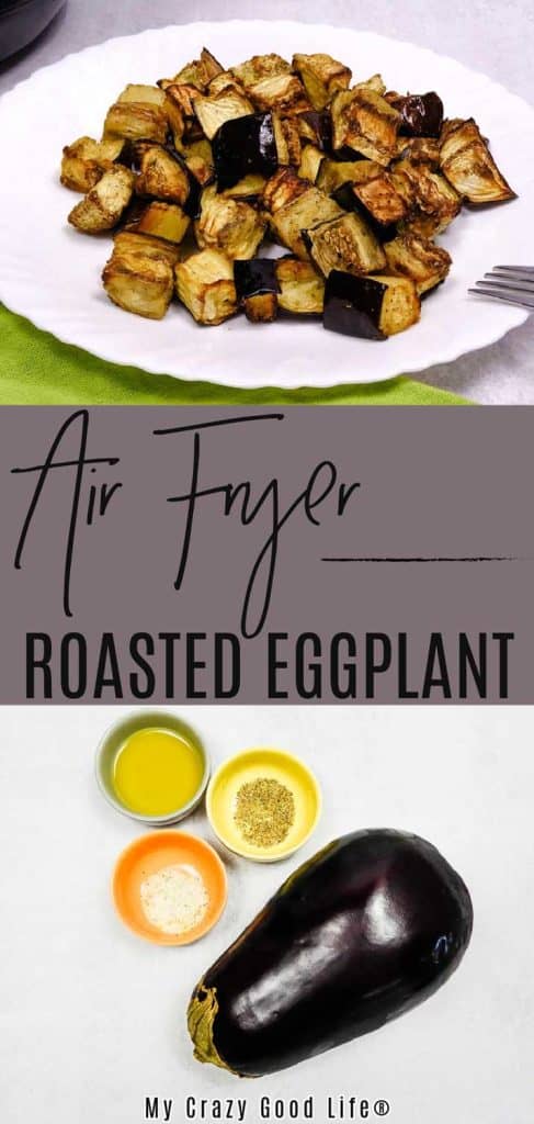 air fryer roasted eggplants