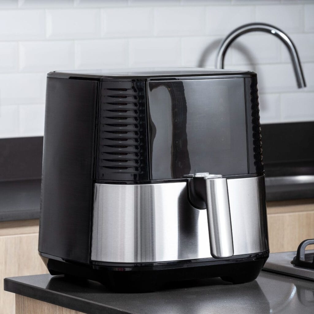 air fryer on a countertop