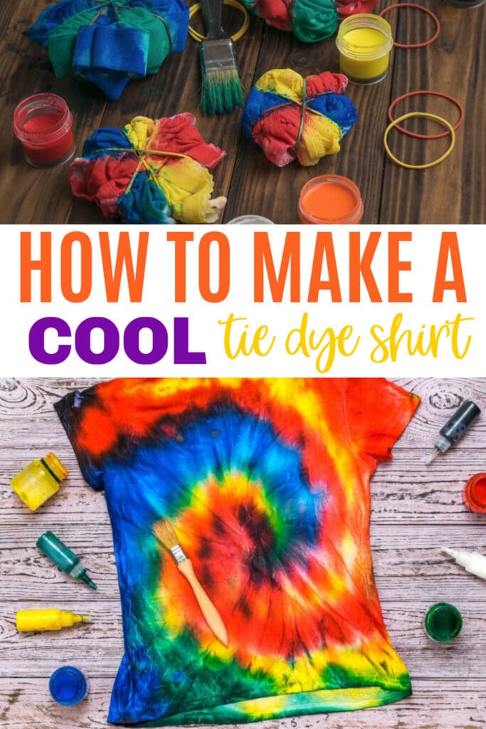 how to make a cool tie dye shirt pin