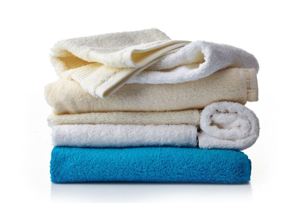 Pile of folded towels