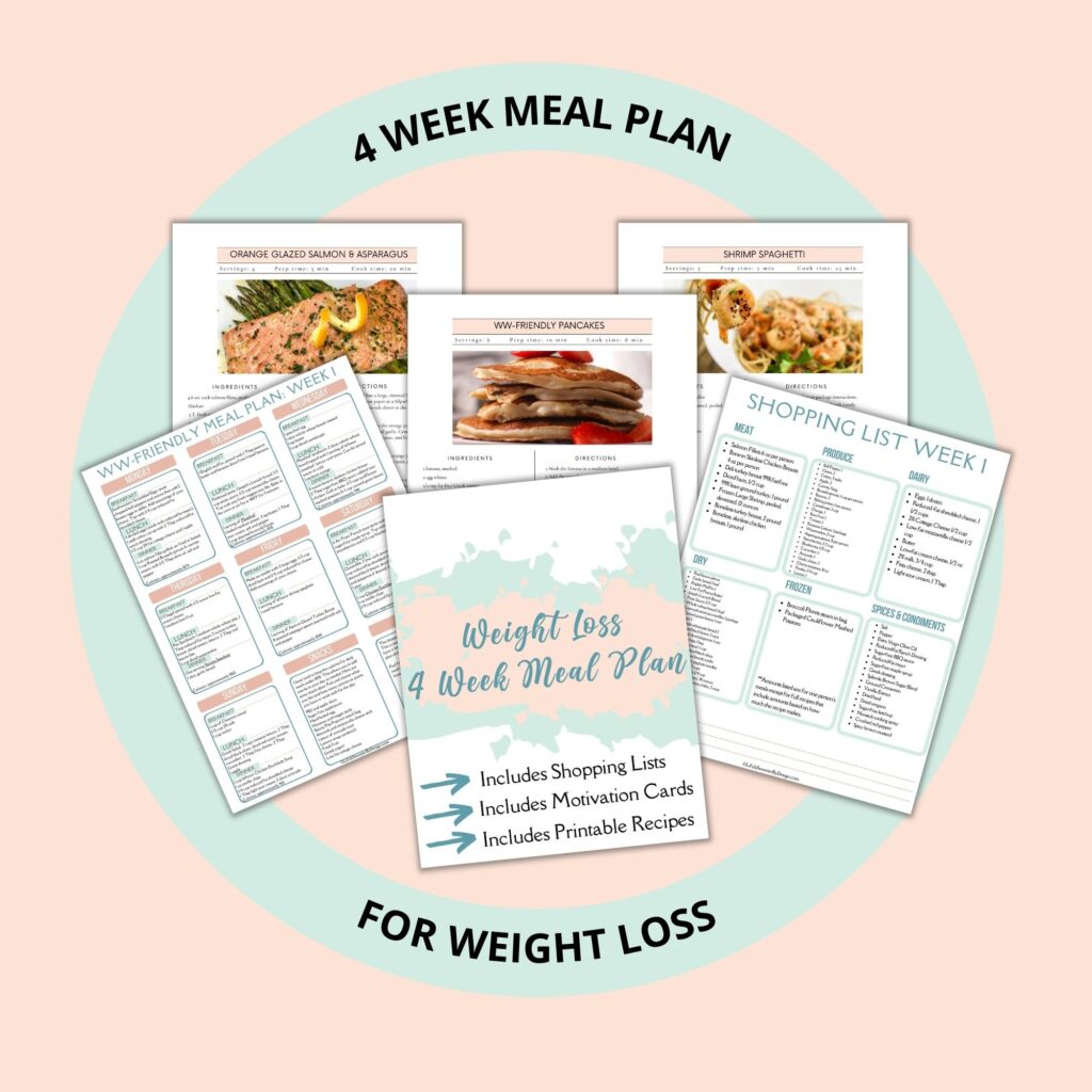 four week weight loss meal plan