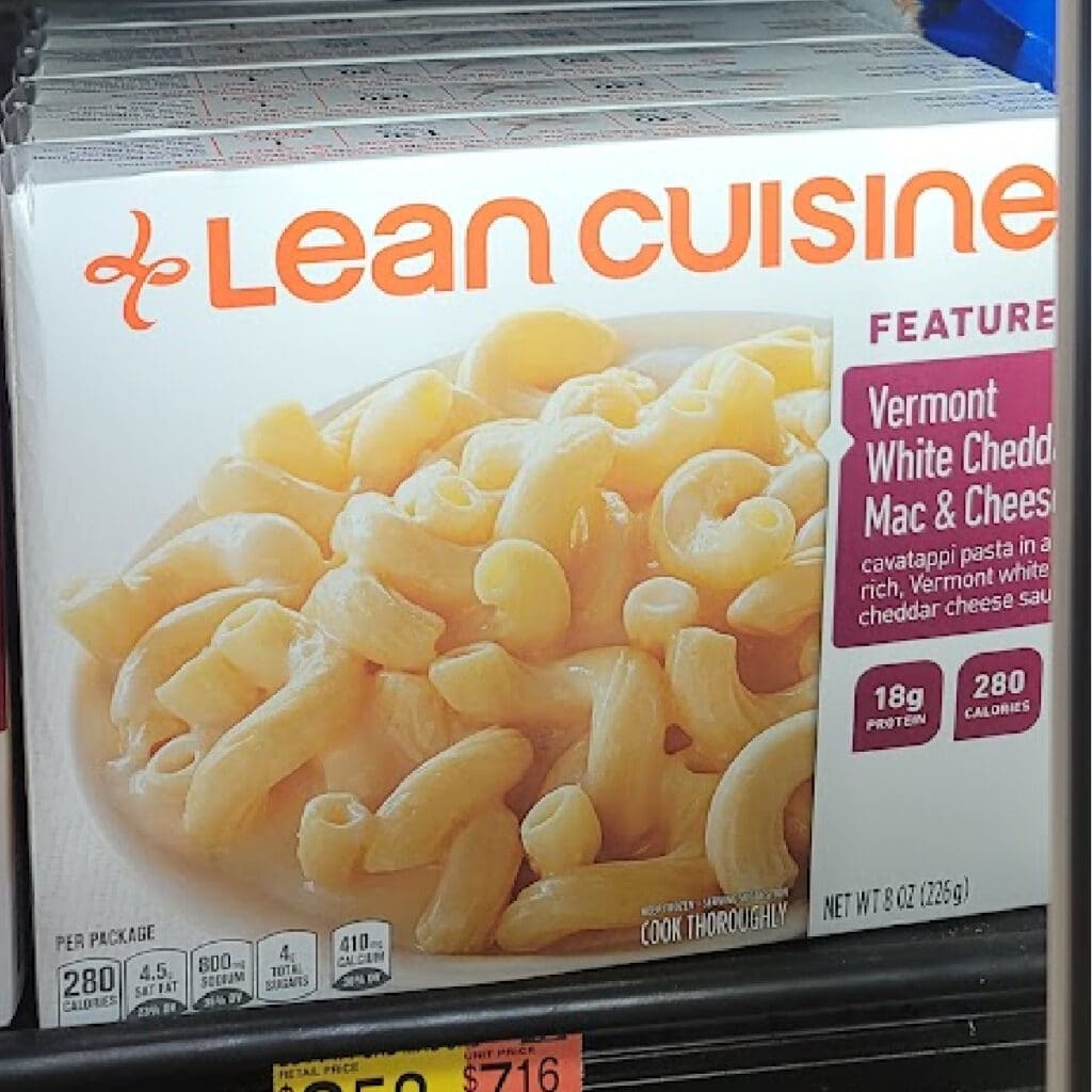 lean cuisine mac and cheese