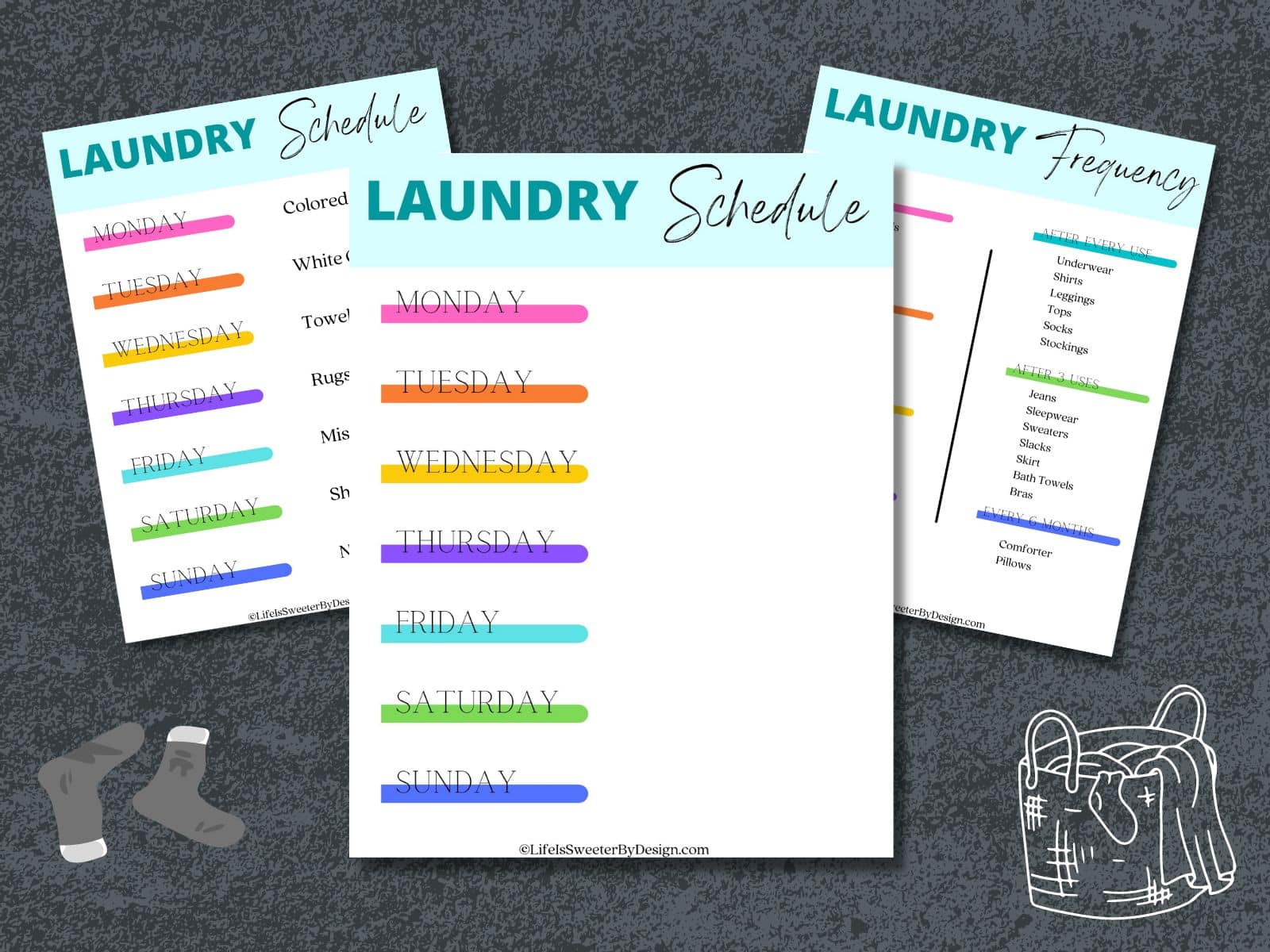 Printable Laundry Schedule Free LaptrinhX News