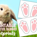 Free Printable Easter Bunny Footprints