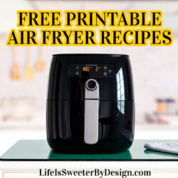 Air Fryer Recipe Book Printable