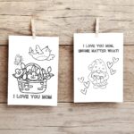 Free Printable Mothers Day Cards to Color for Kids