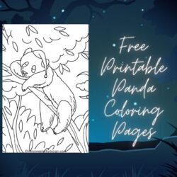 Free Printable Coloring Sheet Panda
