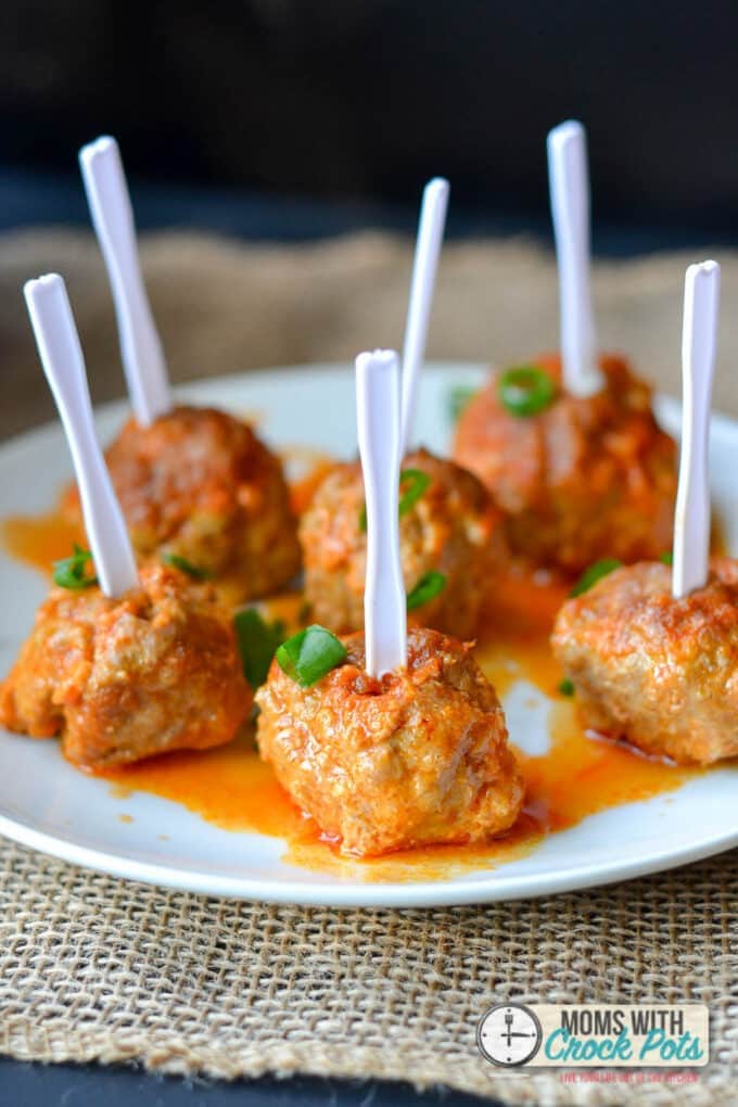 Chicken Meatballs with pickers