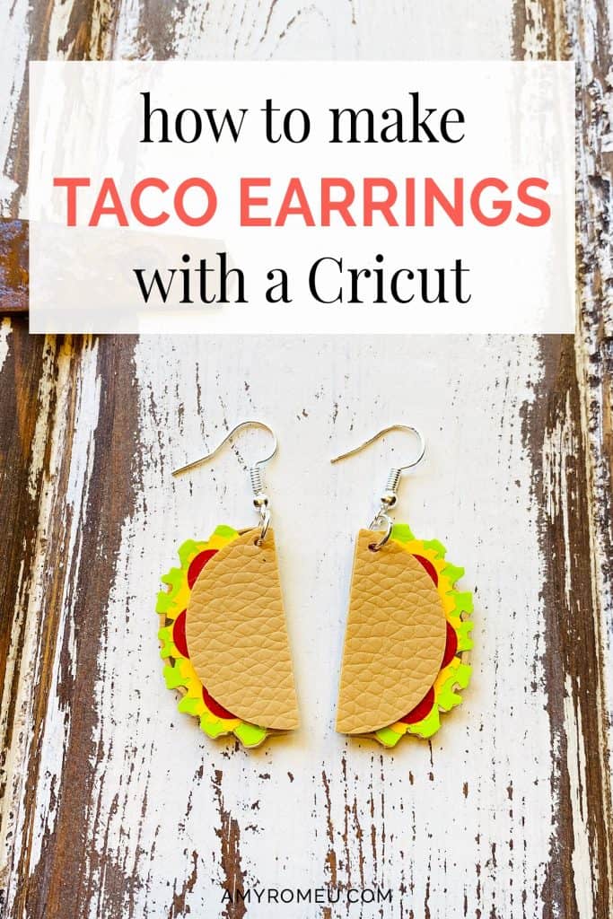 Taco Cricut Earring