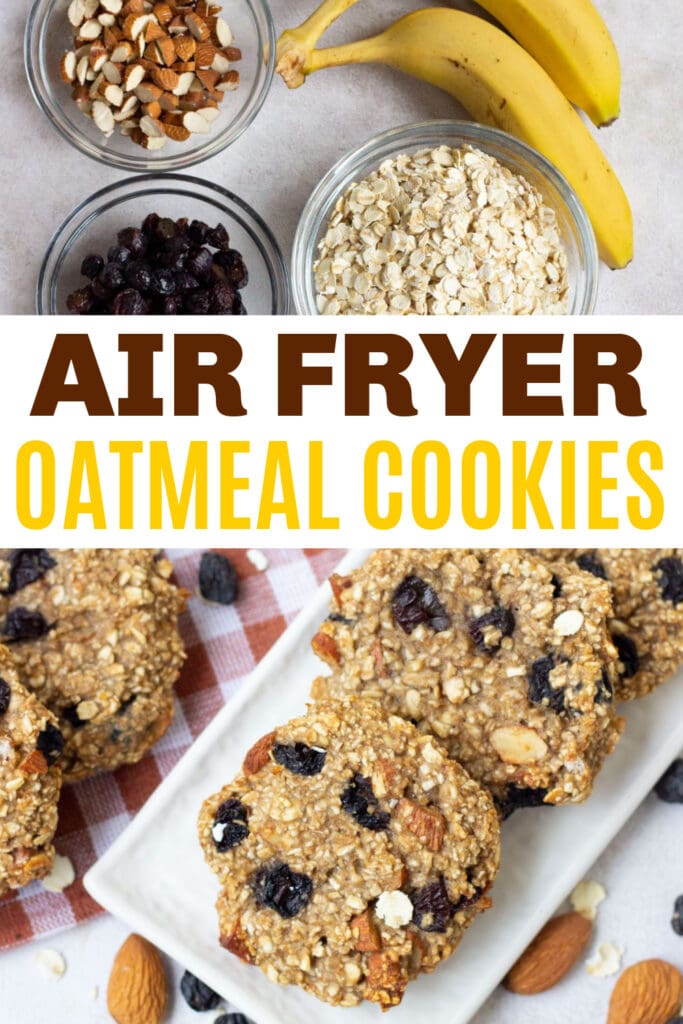 Air Fryer Oatmeal Cookies Pin