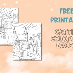 Free Color Castle Sheets Printable