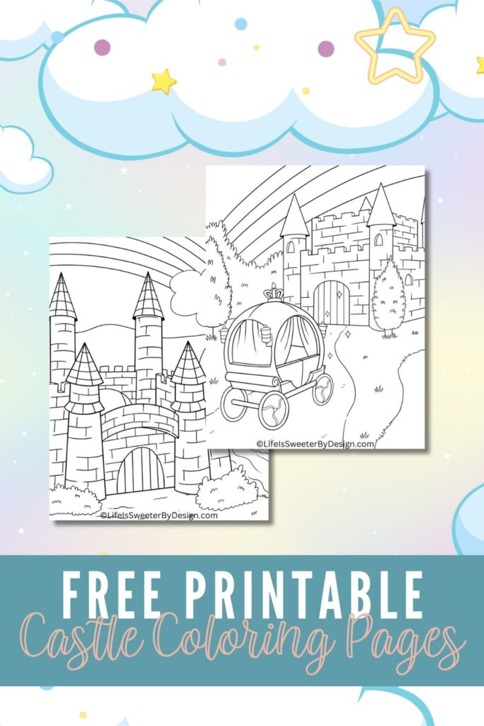 Free Printable Castle Coloring Pages Pin