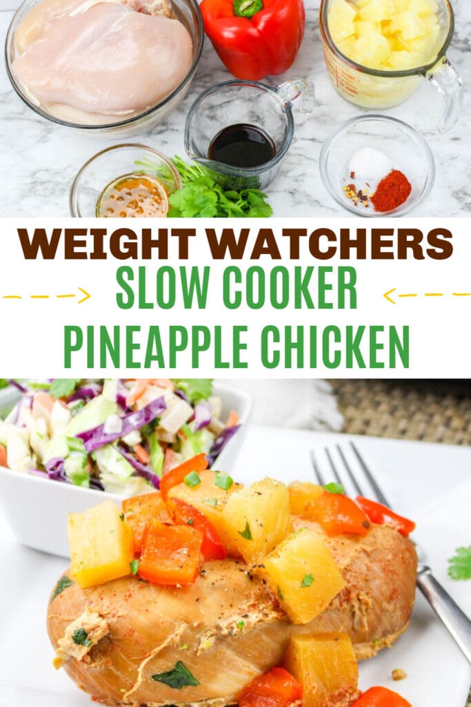 Weight Watchers Slow Cooker Pineapple Chicken Pin
