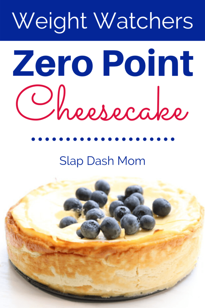 Zero Point Cheesecake with Blueberries